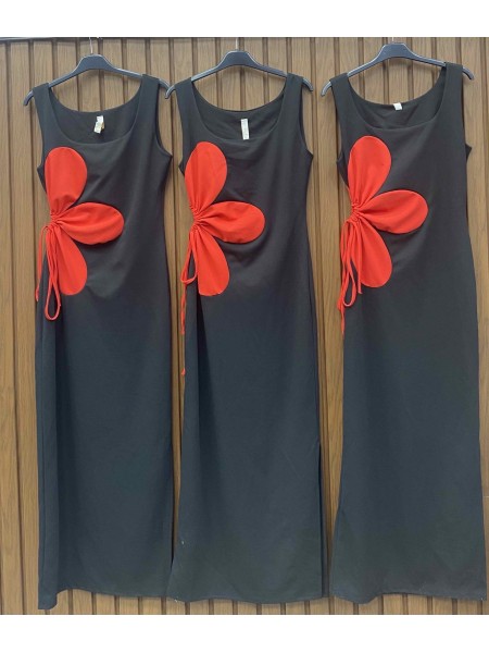 Sukienki damskie wloskie, size uni, paczka 6szt, 1kolor