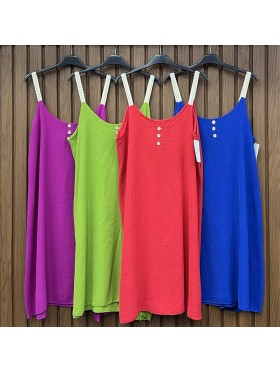 Sukienki damskie wloskie, size uni, paczka 6szt, MIX kolor