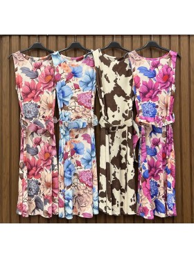 Sukienki damskie wloskie, size uni, paczka 6szt, MIX kolor