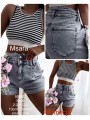 Spodenki jeansowe damskie M'sara, size xs-xl, paczka 10szt,