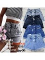 Spodenki jeansowe damskie M'sara, size xs-xl, paczka 12szt,1 kolor,
