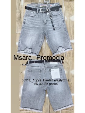 Spodenki jeansowe damskie M'sara, size 26-32, paczka 10szt,