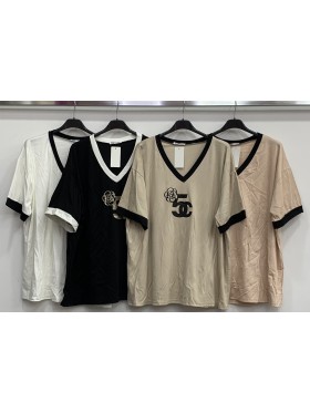 Bluzki damskie wloskie, size uni, paczka 6szt, MIX kolor
