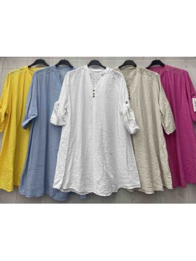 Bluzki damskie wloskie, size uni, paczka 6szt, MIX kolor