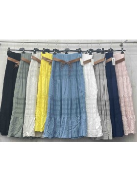 Spódnica  damskie wloskie, size uni, paczka 6szt, MIX kolor