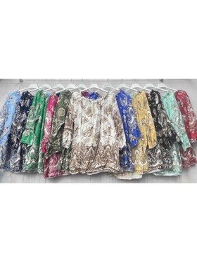 Bluzki damskie wloskie, size uni, paczka 6szt, MIX kolor