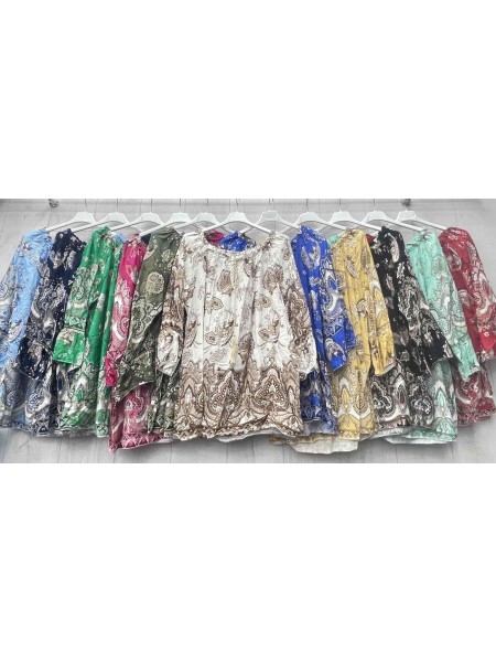 Bluzki damskie wloskie, size uni, paczka 6szt, MIX kolor