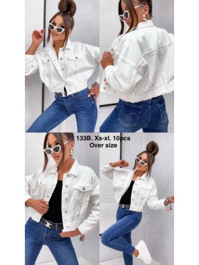 Kurtki Jeansowe damskie , size xs-XL, paczka 10szt,