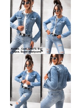 Kurtki Jeansowe damskie , size s-XL, paczka 10szt,