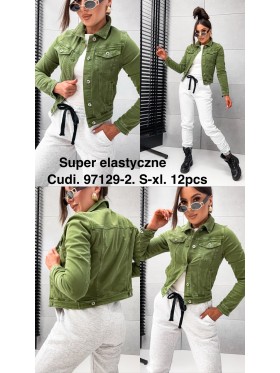 Kurtki Jeansowe damskie , size s-XL, paczka 12szt,