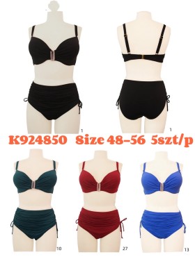 Stroje kąpielowe damskie , size 48-56 ,paczka 5szt, 1 kolor