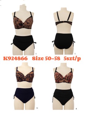 Stroje kąpielowe damskie , size 50-58 ,paczka 5szt, 1 kolor
