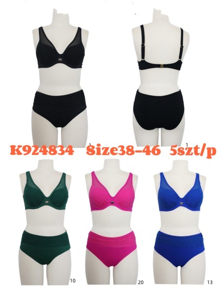 Stroje kąpielowe damskie , size 38-46 ,paczka 5szt, 1 kolor