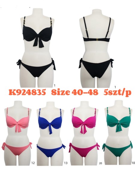 Stroje kąpielowe damskie , size 40-48 ,paczka 5szt, 1 kolor