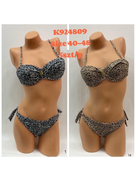 Stroje kąpielowe damskie , size 40-48 ,paczka 5szt, 1 kolor