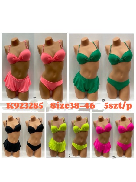 Stroje kąpielowe damskie , size 38-46 ,paczka 5szt, 1 kolor