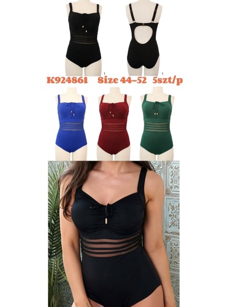 Stroje kąpielowe damskie , size 44-52 ,paczka 5szt, 1 kolor