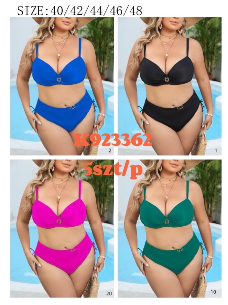 Stroje kąpielowe damskie , size 40-48 ,paczka 5szt, 1 kolor