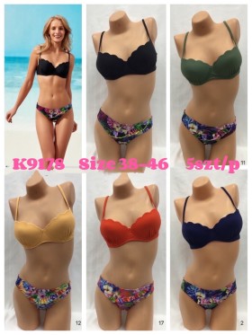 Stroje kąpielowe damskie , size 38-46 ,paczka 5szt, 1 kolor