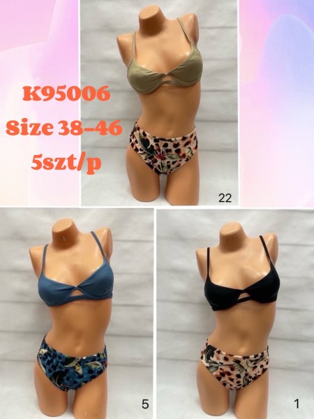 Stroje kąpielowe damskie , size 38-46 ,paczka 5szt, 1 kolor