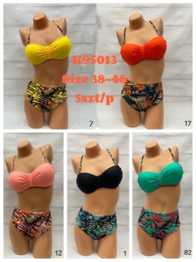 Stroje kąpielowe damskie , size 38-46 ,paczka 5szt, 1 kolor
