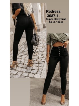 Jeansy damskie ,size xs-xl, paczka 12szt,