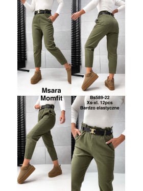 Jeansy damskie M'sara,size XS-xl, paczka 12szt,