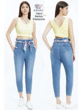 Jeansy damskie ,size xs-xl, paczka 12szt,