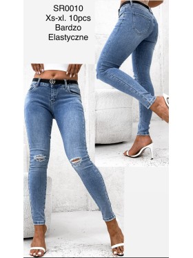 Jeansy damskie ,size xs-xl, paczka 10szt,