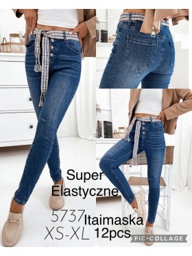 Jeansy damskie ,size xs-xl, paczka 12szt,