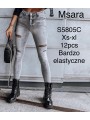 Jeansy damskie M'sara,size XS-xl, paczka 12szt,