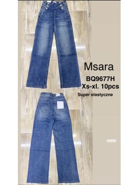 Jeansy damskie M'sara,size XS-xl, paczka 10szt,