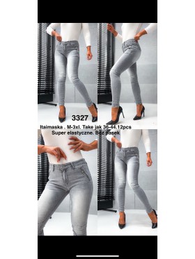 Jeansy damskie ,size M-3xl, paczka 12szt,