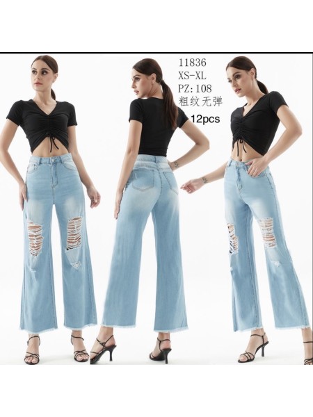 Jeansy damskie ,size xs-xl, paczka 12szt,