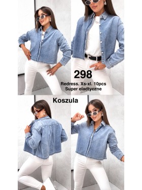 Kurtki Jeansowe damskie , size xs-XL, paczka 10szt,