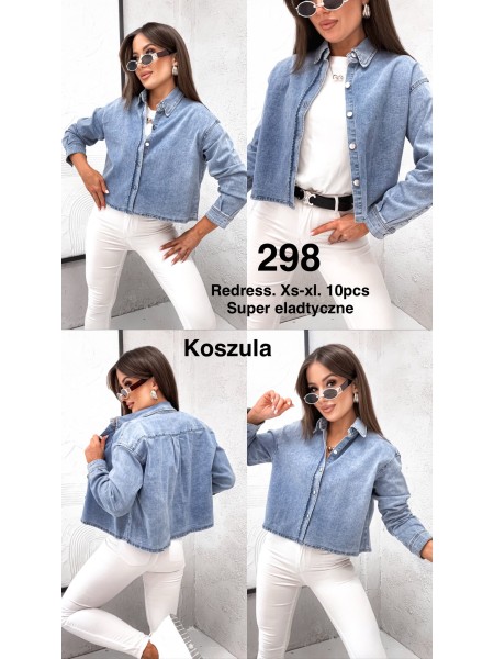 Kurtki Jeansowe damskie , size xs-XL, paczka 10szt,