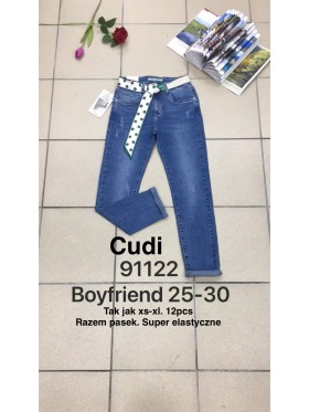 Jeansy damskie ,size 25-30, paczka 12szt,