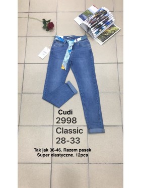 Jeansy damskie ,size 28-33, paczka 12szt,