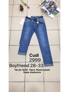 Jeansy damskie ,size 28-33, paczka 12szt,