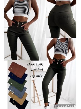 Spodnie damskie , size s-xl, paczka 12szt, mix kolor