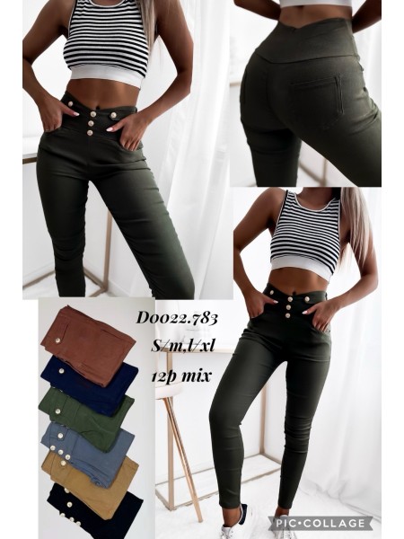 Spodnie damskie , size s-xl, paczka 12szt, mix kolor