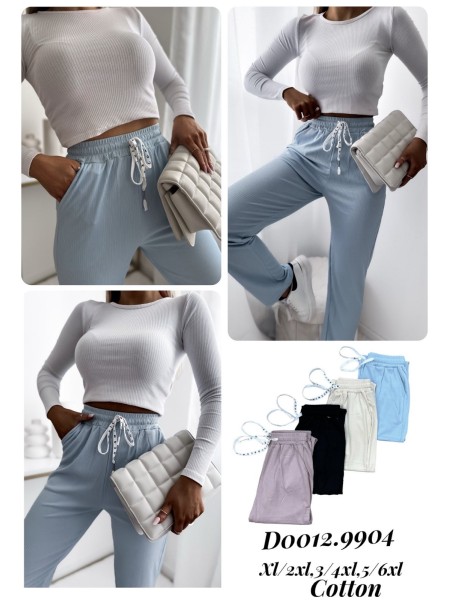 Spodnie damskie , size xl-6xl, paczka 12szt, mix kolor