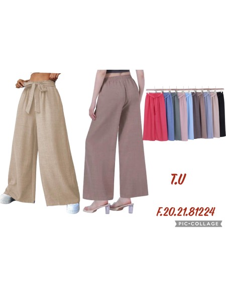 Spodnie damskie , size UNI, paczka 12szt, mix kolor