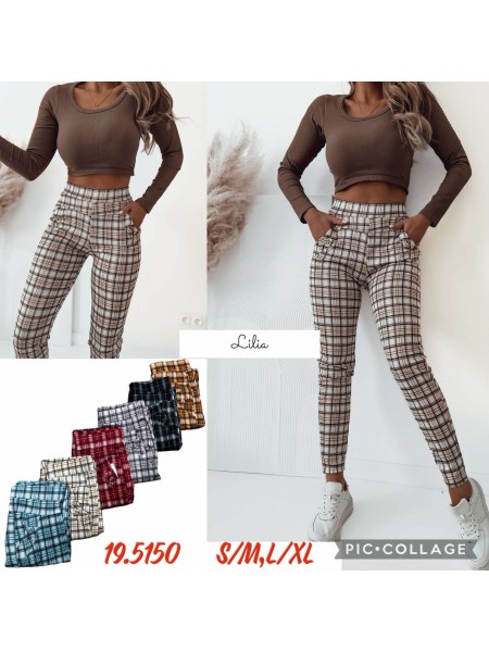 Spodnie  damskie , size S-XL, paczka 12szt, mix kolor