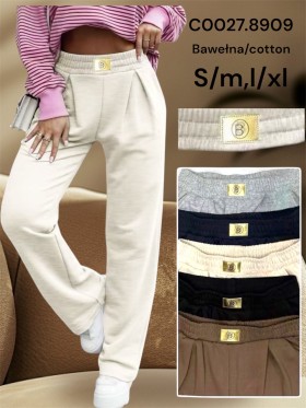 Spodnie  damskie , size S-XL, paczka 12szt, mix kolor
