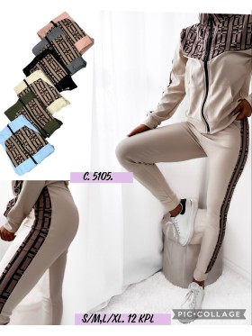 Komplety welurowe damskie , size S-XL, paczka 12szt, mix kolor