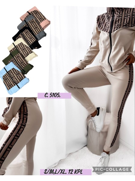 Komplety welurowe damskie , size S-XL, paczka 12szt, mix kolor