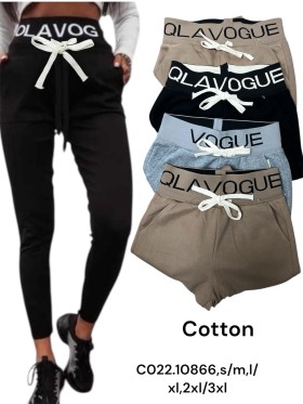 Spodnie  damskie , size S-3XL, paczka 12szt, mix kolor