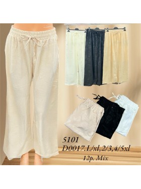 Spodnie  damskie , size L-5XL, paczka 12szt, mix kolor