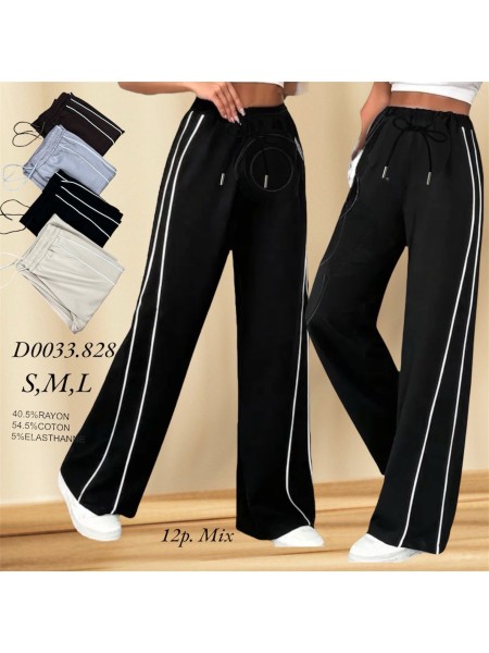 Spodnie  damskie , size S-L, paczka 12szt, mix kolor